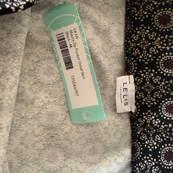 Le Lis | Maura Zip Pocket Skirt NWT Size Medium - Picture 5 of 5